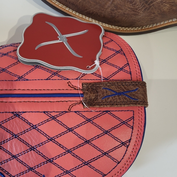 Womens Twisted x size 9.5 M leather coral boots with 11" shaft. Brand new never. - Picture 11 of 11